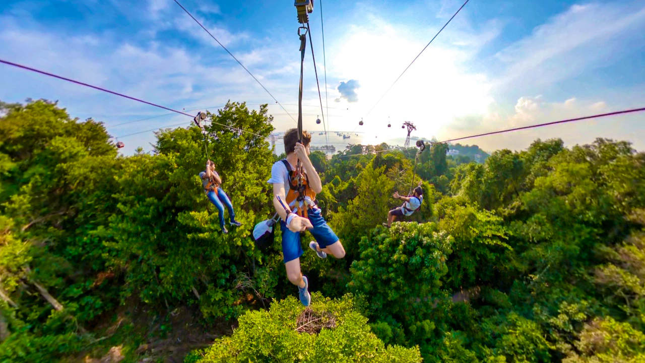 Singapore Zipline at Mega Adventure Park